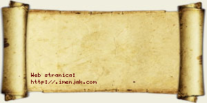 Jelisaveta Bzeničanin vizit kartica